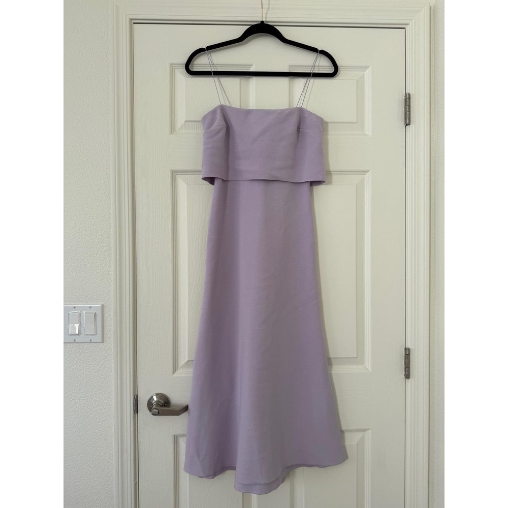 Bec & Bridge Purple Strapless Dress